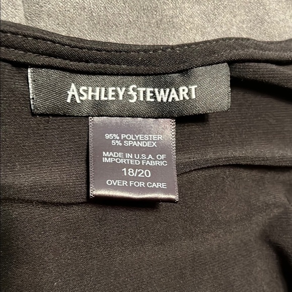 Ashley Stewart V-Neck Maxi Dress 3/4 Sleeve LBD Plunge Soft Stretch‎ Knit - Picture 5 of 6